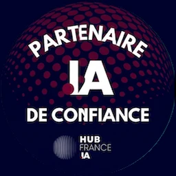 Badge Hub France IA Partenaire IA de confiance